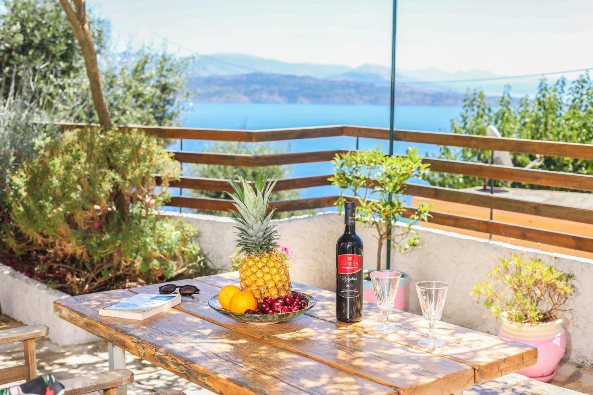 Joannas Sea-View Stone House Apartment Katávolos Екстериор снимка